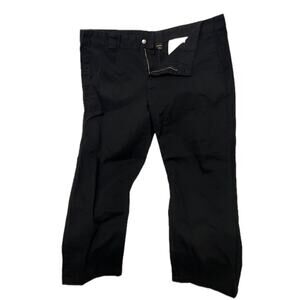 Brahma Black Chino Flat Front Work Pants Mens 44x30